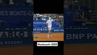 Gaudio vs Kiefer en Montecarlo 2005 tenis tennis atp atptour backhand forehand [upl. by Ruhnke]