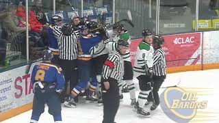 Fort McMurray Oil Barons vs Dryton Valley Thunder 14218 [upl. by Cthrine]