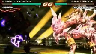 Tekken 6  Azazel vs Nancy [upl. by Uhp]