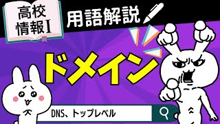 【高校情報Ⅰ】ドメインとは｜DNS、トップレベル｜情報ネットワークとデータの活用｜共通テスト完全攻略勉強法146 [upl. by Carlye703]