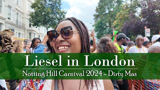 Inside Londons BIGGEST Caribbean Street Party 2024  Notting Hill Carnival 2024 [upl. by Dlonyer]