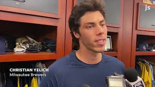 Christian Yelich looks back on the season as the Milwaukee Brewers just miss the playoffs [upl. by Kcire149]