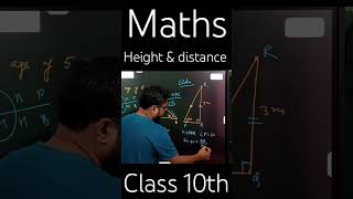 Applications of trigonometry maths class 10 hbtuitionclasses [upl. by Lupita]