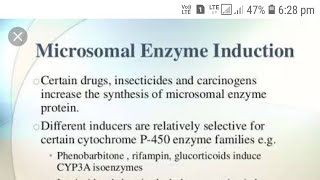 Microsomal Enzyme Indunction Rifampicin Isoniazid Phenytoin [upl. by Elnore21]