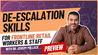 Deescalation Training for Retail Workers  Online Course Preview  Dr Pollack [upl. by Adnale]