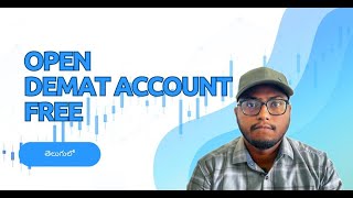 How To Open Demat Account For Free  In Telugu [upl. by Macilroy]