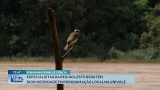 Semana Nacional de Ciência Especialistas da Região Leste Debatem Biodiversidade na Univale [upl. by Herries]