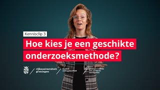 GCJV Kennisclip 3 Hoe kies je een geschikte onderzoeksmethode [upl. by Ellenaej522]