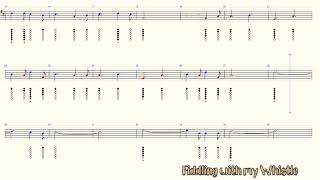 O Holy Night  Christmas  Tin WHistle  Play Along Tab Tutorial [upl. by Rafe]