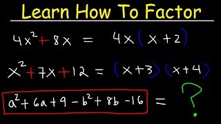 Factoring Trinomials amp Polynomials Basic Introduction  Algebra [upl. by Ivah]