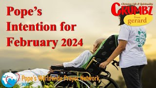 Popes Intention for February 2024  Popes Worldwide Prayer Network  PWPN [upl. by Girand933]