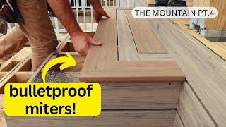 Miter Hacks and Patio Prep  THE MOUNTAIN PT 4 [upl. by Jase]