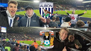 WBA VS COVENTRY CITY VLOG JOHNSTON CRACKER AS ALBION DO THE DOUBLE OVER THE SKY BLUES [upl. by Ellenoj]