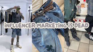 influencer marketing is DEAD FOR CLOTHING BRANDS [upl. by Main194]