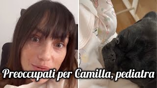 Rosalinda Cannavò e Andrea Zenga preoccupati per Camilla “oggi andiamo dal pediatra” [upl. by Neeruam361]