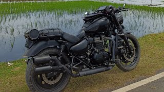 Bobber Style Meteor 350 Modified [upl. by Yenaiv]