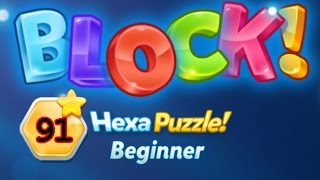 BLOCK Hexa Puzzle Beginner Level 91 Rotate  Lösung Solution Walkthrough [upl. by Nemraciram]