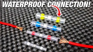 How To Make A WATERPROOF Wire Solder Connection EASY DIY Solderstick [upl. by Aikemet]