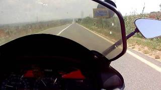 Yamaha FJ 1200 acceleration [upl. by Harutak683]