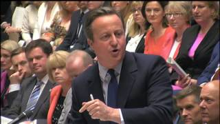 David Camerons last PMQs 13 July 2016 [upl. by Andonis]