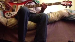 Paul weller broken stones bass cover [upl. by Atnauqal178]