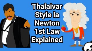 Newtons First Law Explained  LSUE  Tamil [upl. by Ttenaej]