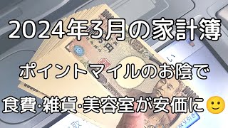 【家計簿20243】ドコモ辞めたら大儲け／ANAマイル・ハピタスポイントで美容室0円／食費・雑貨半減【東京／23区／独身／一人暮らし／50代】 [upl. by Cram232]