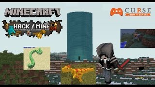 Minecraft Mod HackMine Part 1 Skill จระเข้ฟาดหางขย้ำพิฆาต [upl. by Eisned]