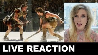 Gladiator 2 Trailer REACTION [upl. by Ahsym870]