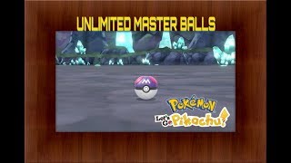 How To Get Unlimited Master Balls  Pokémon Lets Go Pikachu amp Eevee [upl. by Olinde]