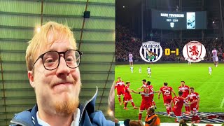 WBA VS MIDDLESBROUGH HIGHLIGHTS AND VLOG SPECIAL TRIBUTE FOR MARK TOWNSEND [upl. by Liebman300]