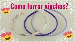 Como forrar diademas o vinchas [upl. by Trinia]