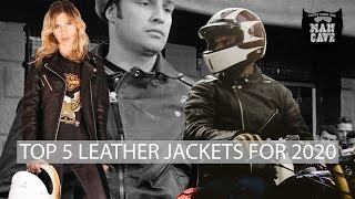 Cafe Racer Leather Jacket  Top 5 for 2020 [upl. by Larrad166]