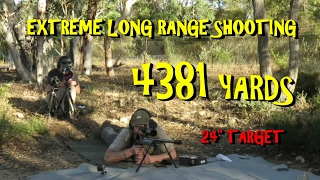 4km Extreme Long Range rifle shot 4384 yards 375 Cheytac Improved [upl. by Harold]