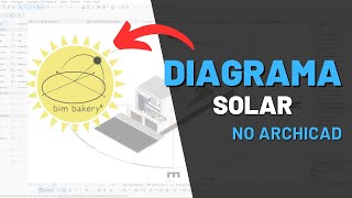 Como fazer Diagrama Solar no Archicad [upl. by Arrik]