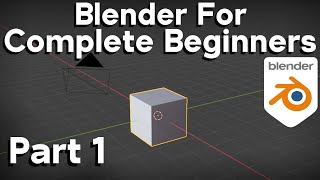 Part 1Blender Beginner Tutorial Basic Navigation amp Shortcuts Updated Tutorial Link in Description [upl. by Droffilc560]