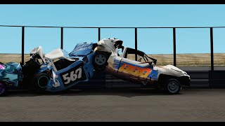 JJs BeamNG Banger Promotions All Granadas at Ringwood Allcomers 1 [upl. by Puiia]