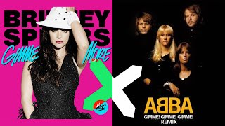 Britney Spears X ABBA GIMME GIMME GIMME  RemixMashup [upl. by Muraida]