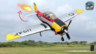 LARGEST RC AIRBUS T28 TROJAN DEMONSTRATION FLIGHT [upl. by Htederem]