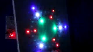 LED Chakri board using CD4017 and NE555 [upl. by Jilly]