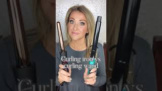 Curling iron vs curling wand [upl. by Noryb]