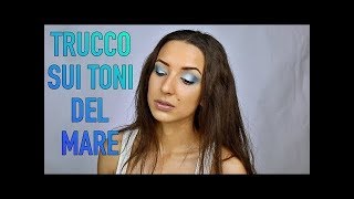 Trucco azzurro per occhi marroni il makeup tutorial [upl. by Moth]