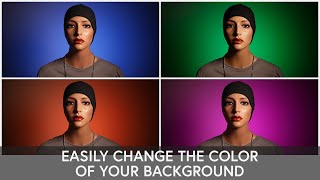 Using RGB Lights In Portrait Photography To Light Your Background  Photography For Beginners [upl. by Alleyne]