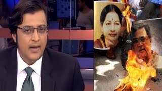 Arnab Goswamis Take On Cauvery Water Dispute [upl. by Rialcnis22]