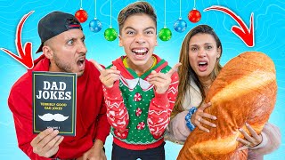 Giving my Parents TERRIBLE CHRISTMAS PRESENTS Prank 😂 [upl. by Otrebireh]