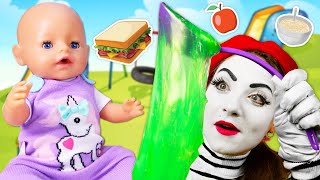 Vidéos pour enfants des journées du poupon baby born  promenade jeux repas [upl. by Narud]