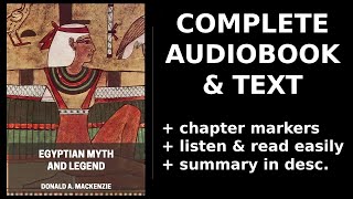 Egyptian Myth And Legend ✨ By Donald Mackenzie FULL Audiobook [upl. by Aihsatal]