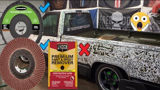 How To Remove Bedliner Textured Paint the Easy Way T Rex Protective Coatings Rhino Liner [upl. by Charleton483]