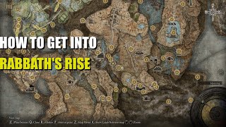 How to get Into Rabbaths Rise Elden Ring [upl. by Ecinhoj656]