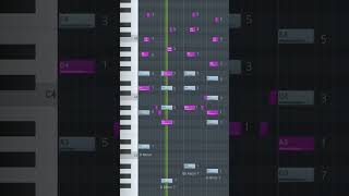 Make Lofi Melody In FL Studio flstudio midi musicproducer [upl. by Hcurab]